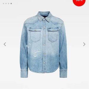 G-Star Western Denim Relaxed Shirt - Women’s